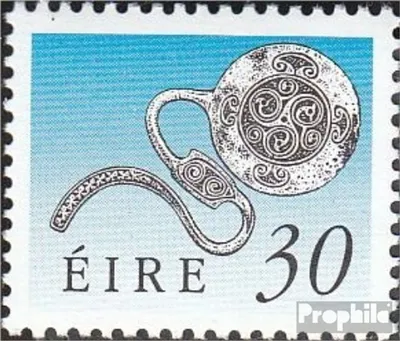 Produktbild von Briefmarken Irland 1990 Mi 703I F gestempelt Kunst