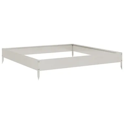 Immagine prodotto di vidaXL Letto rialzato 100x100x18,5 cm in acciaio inox