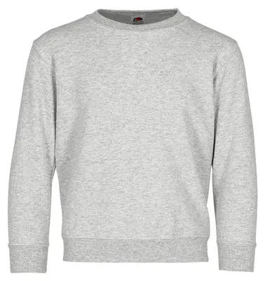 Produktbild von KIDS CLASSIC SET-IN SWEAT  | Kinder-Sweatshirt, Jungen & Mädchen, weicher Baumwollmix, Single-Jersey Nackenband, Rippbündchen