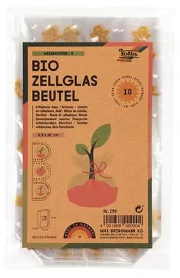 Produktbild von Zellglasbeutel mit Weihnachtsdruck - 9,5 x 16 cm 10 Stück.