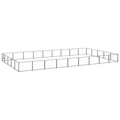 Image de Chenil Noir 45 m² Acier