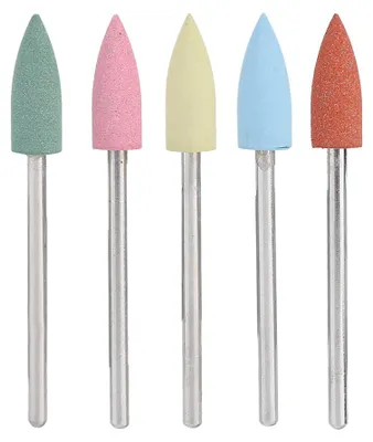 Immagine prodotto di 5 pezzi/set punte di gomma per trapano per unghie manicure pedicure lucidatura sbavatura accessori 152