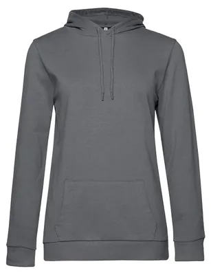 Productafbeelding van B&C - Hoodie, damesmodel FK161 (XL) (olijfgrijs)