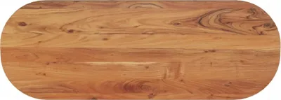 Produktbild von Tischplatte 110x40x2,5 cm Oval Massivholz Akazie 370085