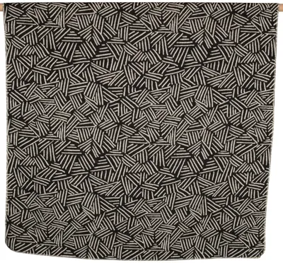 Produktbild von David Fussenegger Wohndecke Silvretta 'handschriftlich' 140 x 200 cm Schwarz