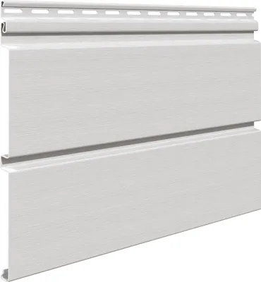 Produktbild von VILO Kunststoffpaneele SV-05 Siding - 3m Länge - Hellgrau Holzoptik - Für Fassade Dachuntersicht und Innenwand - Witterungsbeständig - 10 Stück Set