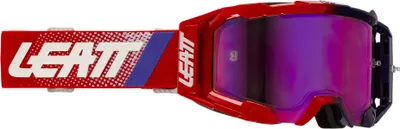 Obrázek produktu pro LEATT Velocity 5.5 Iriz motokrosové brýle Flame Red Violet Lens 68 %