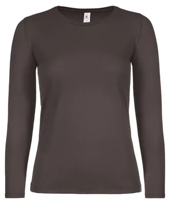 Produktbild von B&C - "#E150" T-Shirt für Damen Langärmlig LT1898 (XS) (Bärenbraun)