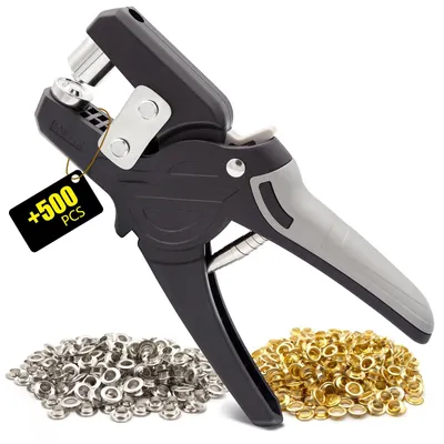 Productafbeelding van Set van 500 Oogjes met Oogtangen voor Do-it-Yourself Projecten