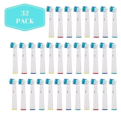 Immagine prodotto di Confezione da 32 testine di ricambio Vitu compatibili con gli spazzolini elettrici Oral-B