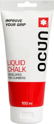 A white tube of liquid chalk for climbers.