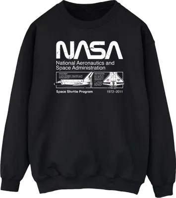 Produktbild von NASA - Sweatshirt für Herren BI2198 (XL) (Schwarz)