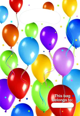 Produktbild von Balloons Fiesta - Party Bags aus Kunststoff Tüten (6 Stück)