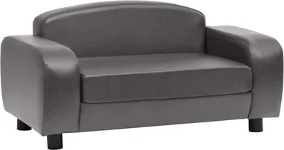 Obrázek produktu pro vidaXL Pohovka pro psy šedá 80x50x40 cm umělá kůže