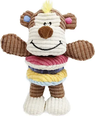 Produktbild von Europet Bernina Hundespielzeug Monkey Squeaker & TPR Ring