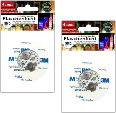 Produktbild von 2x Selbstklebende Led Flaschen Beleuchtung Ø 6 cm | 2er_Flaschenlicht
