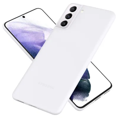 Obrázek produktu pro NALIA Extra tenké tvrdé pouzdro pro Samsung Galaxy S21 Plus, tenký kryt na mobilní telefon, bílý průhledný