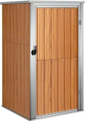A product shot of a storage shed.