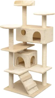 Produktbild von Katzen-Kratzbaum Sisal 125 cm Beige