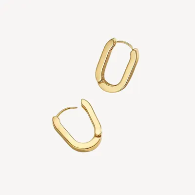 Produktbild von XCOAST Ohrringe - Edelstahl, 18K Gold beschichtet, hypoallergen - schönes Geschenk für Valentinstag