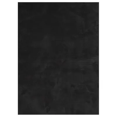 Produktbild von vidaXL Teppich HUARTE Kurzflor Weich und Waschbar Schwarz 140x200 cm