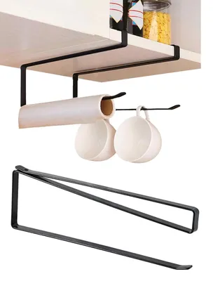 Küchenrollenhalter ohne Bohren, 26 cm, unter Schrank