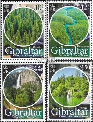 Produktbild von Briefmarken Gibraltar 2011 Mi 1421-1424 (kompl.Ausg.) postfrisch Der Wald