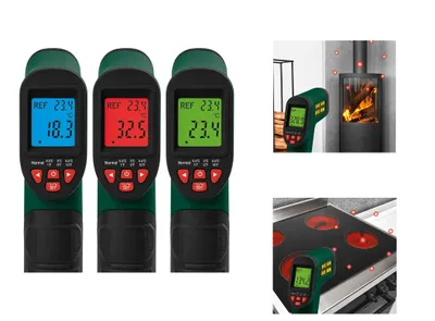 Produktbild von Parkside Infrarot-Thermometer PTIA 1 Messbereich: -50 bis + 380ºC Für schnelle Oberflächentemperaturmessung Präzises Infrarot-Messsignal