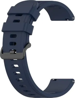 Produktbild von BStrap Silicone V3 Armband für Garmin Vivoactive 5, dark blue