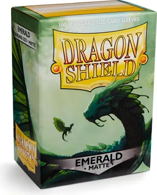 Produktbild von Dragon Shield Matte Sleeves - Emerald (100 Sleeves)
