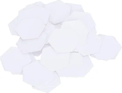 Obrázek produktu pro 100ks patchworkové šablony šestihranný papírový vzor deska šití deky DIY šicí nástroj (16 mm)