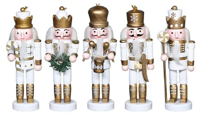 Zdjęcie produktu dla Zawieszka Nutcracker, Dziadek do orzechów 5 szt, 13 cm M13504