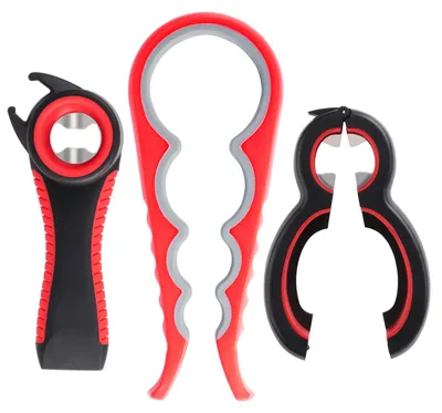 Multifunktions-Flaschenöffner-Set, 3-teilig, 6-in-1, 5-in-1, 4-in-1