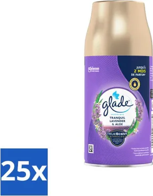 Produktbild von Glade Automatic Spray - Tranquil Lavender & Aloe - 269 g - Vorteilspack - 25 Stücke