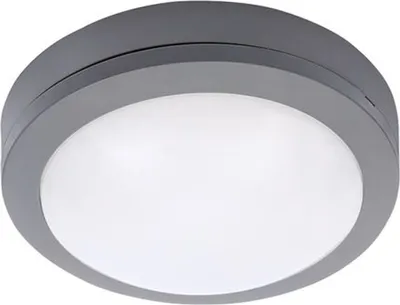 Produktbild von Solight LED-Außenbeleuchtung rund, grau, 13W, 910lm, 4000K, IP54, 17cm
