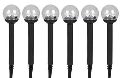Produktbild von Solar-Gartenleuchte LED Farbwechsler 6er-Set Solarleuchte Gartenlampe Dekolampe