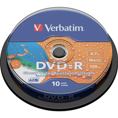 Produktbild von Verbatim DVD-R 16x, 10pk, DVD-R, Spindel