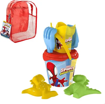 Immagine prodotto di Active 77382 Spidey Amazing Friends Secchiello da spiaggia Ø14 cm Multicolore Bambini Multicolore Taglia unica