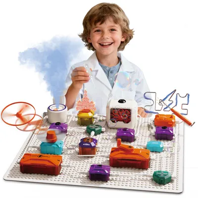 Produktbild von Experimentierkasten Elektronik Baukasten, Experimente für Kinder, 50 STEM Physikspielzeug