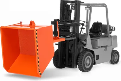 Produktbild von RR Industrietechnik Spänekipper Typ RUK-S 1330x1570x980mm 1500dm³ RAL 2004 Reinorange