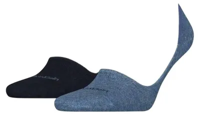 Image de Calvin Klein - Chaussettes pour homme (lot de 2) NA964 (43 EU - 47 EU) (marine/denim)