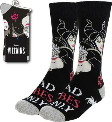 Image de Disney Villains Chaussettes Bad Vibes Seulement 36-43