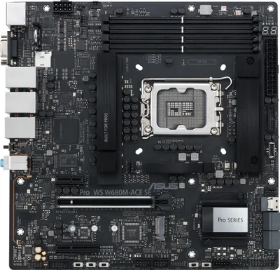 Produktbild von MB ASUS PRO WS W680M-ACE SE (Intel,1700,DDR5,mATX)