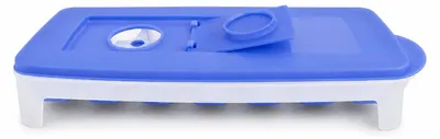 Produktbild von TUPPERWARE Gefrier-Behälter Eiswürfler weiß lila G29 Eiswürfelwunder