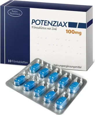 Produktbild von Saint Nutrition® Potenziax 100mg - rezeptfrei - Verzögerung der Ejakulation – mehr Potenz - Potenz steigernd - länger durchhalten Mann - längerer Sеx