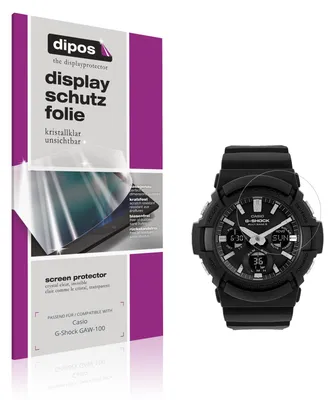 Produktbild von 6x Schutzfolie für Casio G-Shock GAW-100 klar Displayschutzfolie Folie Display Schutz dipos