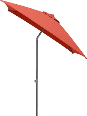 Produktbild von KETTLER Easy Push Schirm 200x200 cm, UPF 50+, anthrazit matt/ terrakotta, Aluminium/Polyester mit PolyurethanBeschichtung