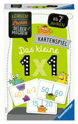 Image de Ravensburger 80350 Ravensburger Lernen Lachen Selbermachen: Das kleine 1 x 1 Kartenspiel