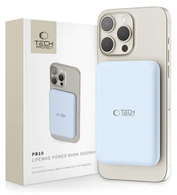 Obrázok produktu pre Tech-Protect TECH-PROTECT PB10 LIFEMAG MAGSAFE POWER BANK 5000MAH BLUE