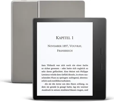 Produktbild von Amazon Oasis, 17,8 cm (7"), E Paper, 8 GB, USB 2.0, 802.11b, 802.11g, Wi-Fi 4 (802.11n), Englisch